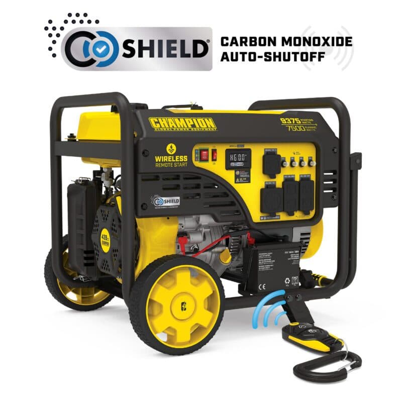 Champion 7500-Watt Portable Generator with CO Shield®