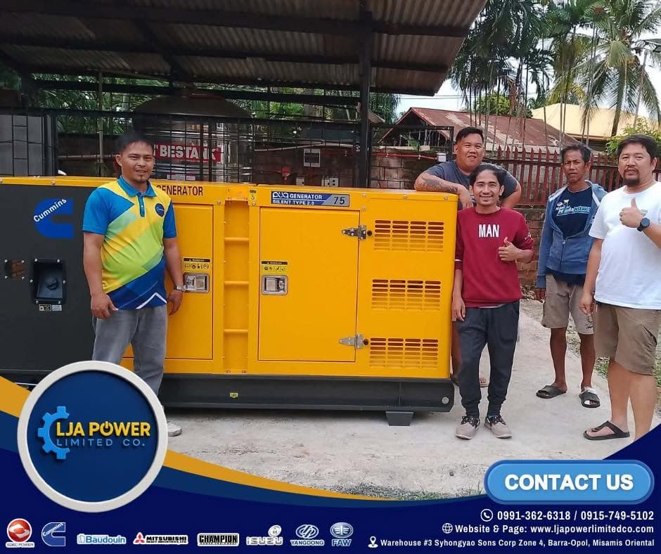 CUMMINS 75KVA Supply - Valencia, Bukidnon deployment site