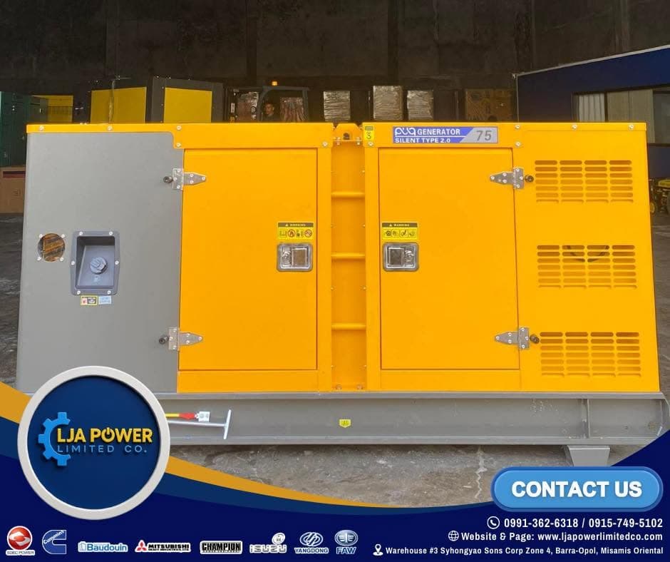 CUMMINS 75KVA Supply - Valencia, Bukidnon deployment photo 2