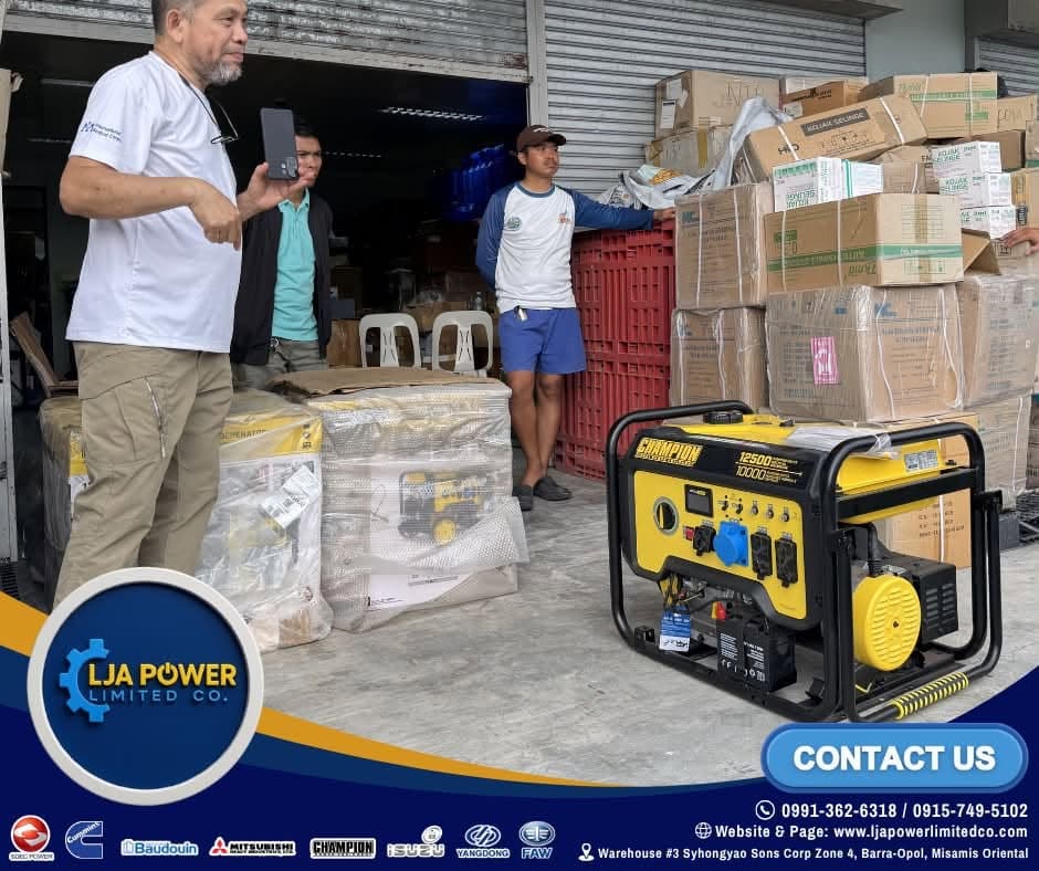 3 Units Champion 10000W Supply - General Santos City deployment photo 3
