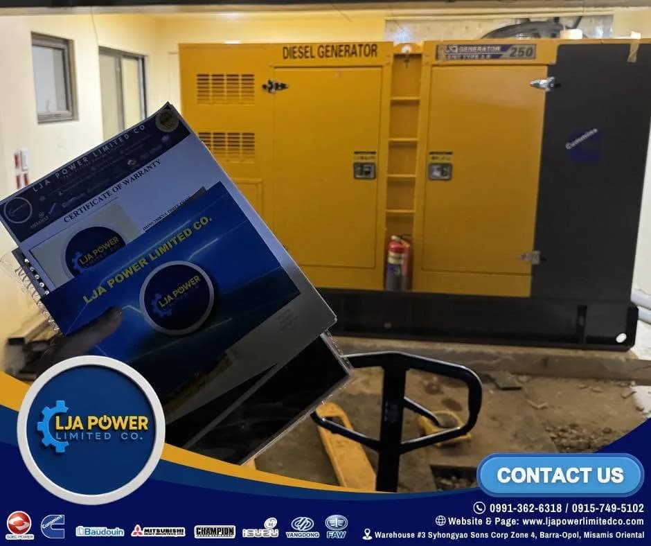 Cummins 250KVA 3-Phase - Pagadian City deployment photo 5
