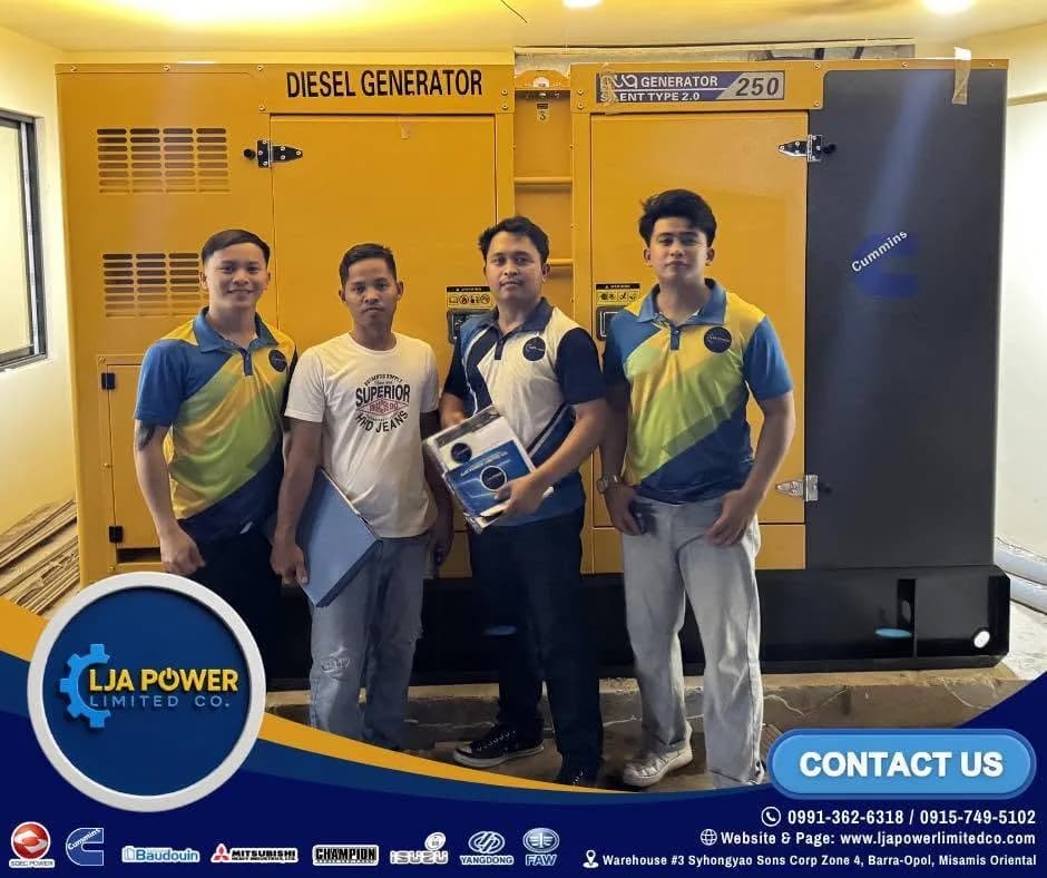 Cummins 250KVA 3-Phase - Pagadian City deployment site