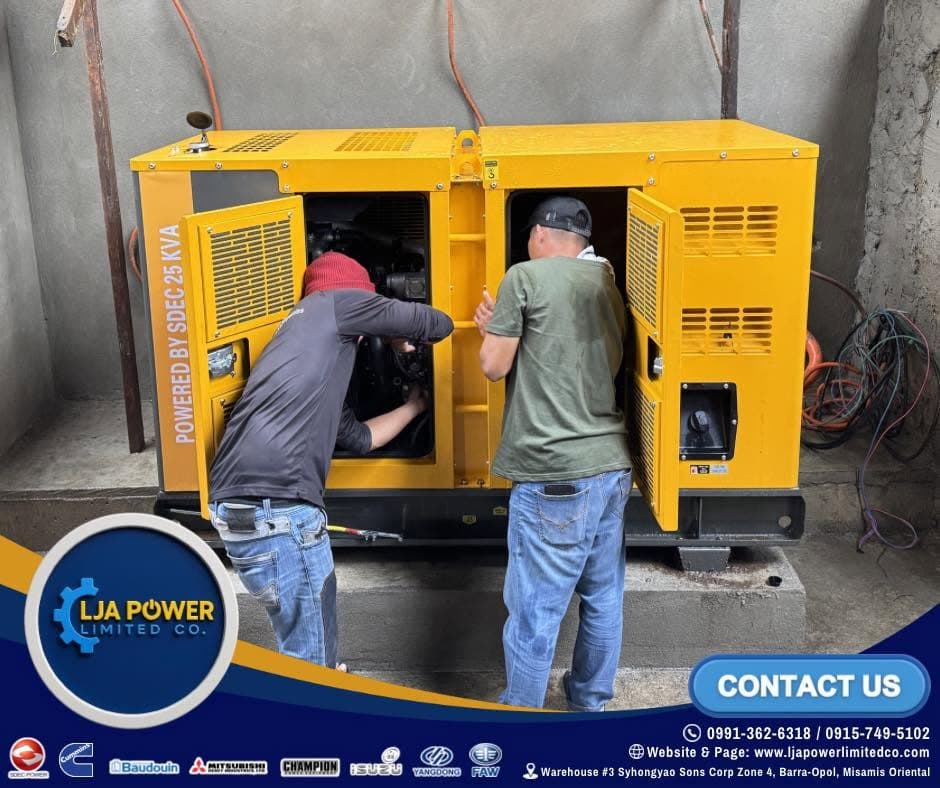 SDEC 25KVA & 160A ATS Supply - Camiguin deployment photo 4