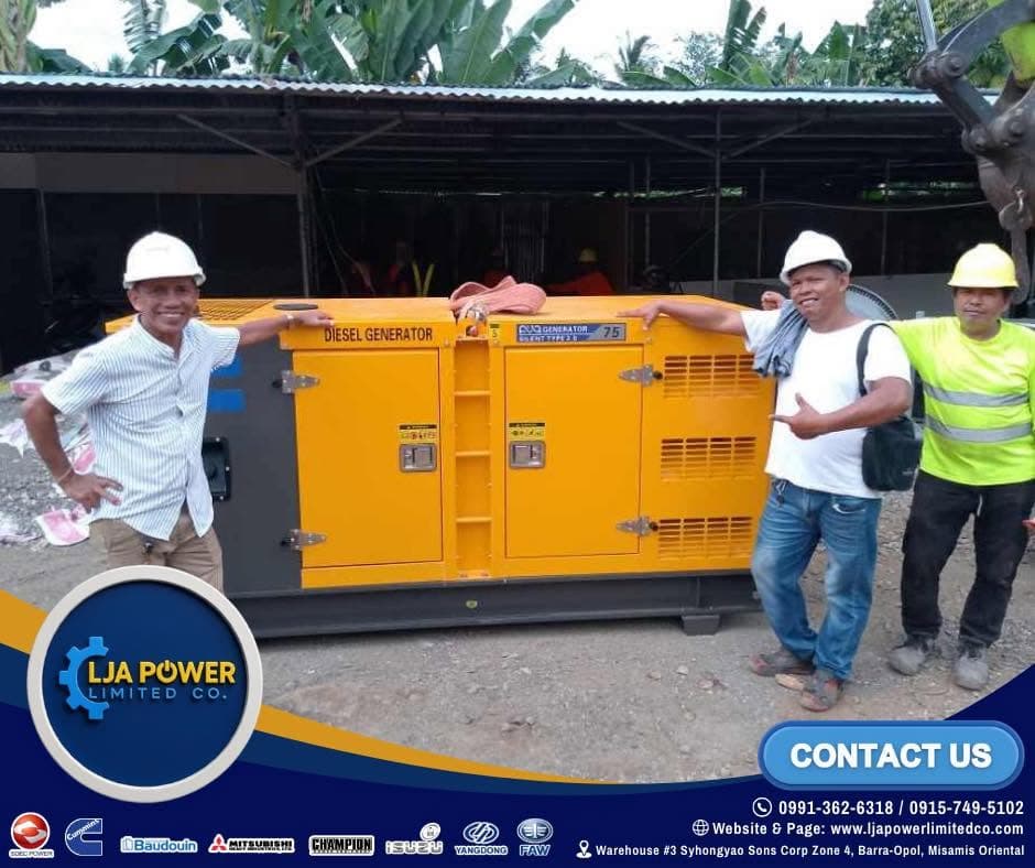 CUMMINS 75KVA Supply - Mintal, Davao City deployment photo 2