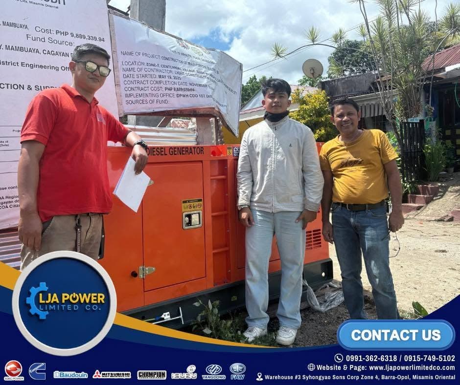 SDEC 25KVA Supply - Mambuaya, CDO deployment site