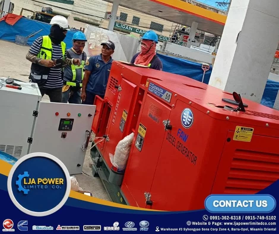 FAW 50KVA 3-Phase - Shell Mahayahay, Iligan City deployment photo 6